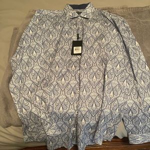 NWT Bugatchi Men’s Dress Shirt
